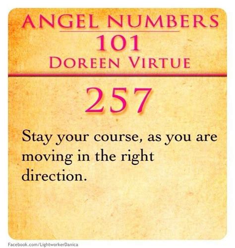 257 angel number|doreen virtue number.